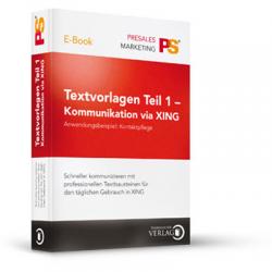 Textvorlage Kommunikation via XING Teil 1 